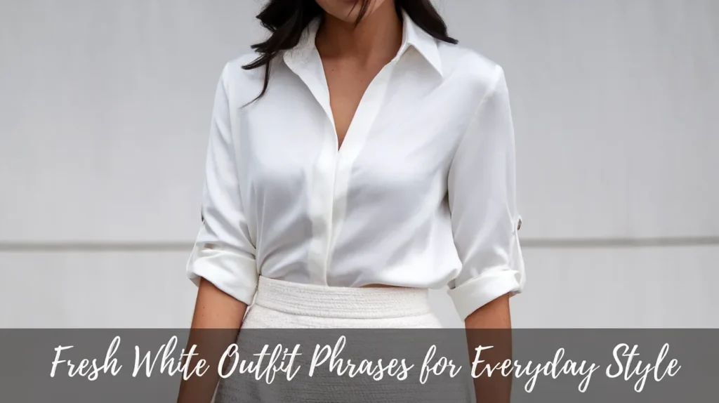 Fresh White Outfit Phrases for Everyday Style