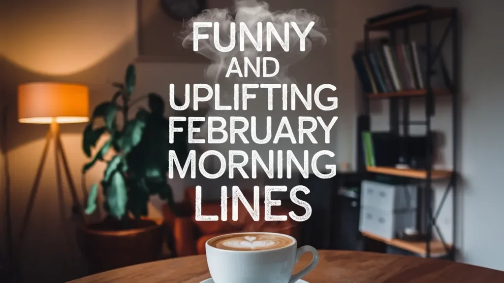 Funny and Uplifting February Morning Lines