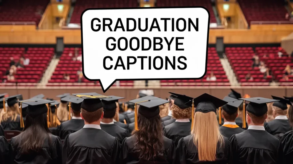Graduation Goodbye Captions