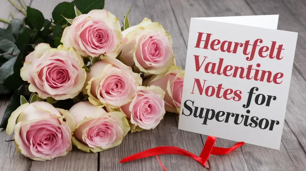 Heartfelt Valentine Notes for Supervisor
