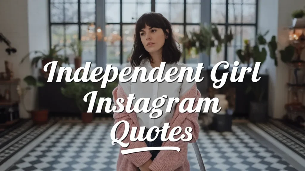 Independent Girl Instagram Quotes