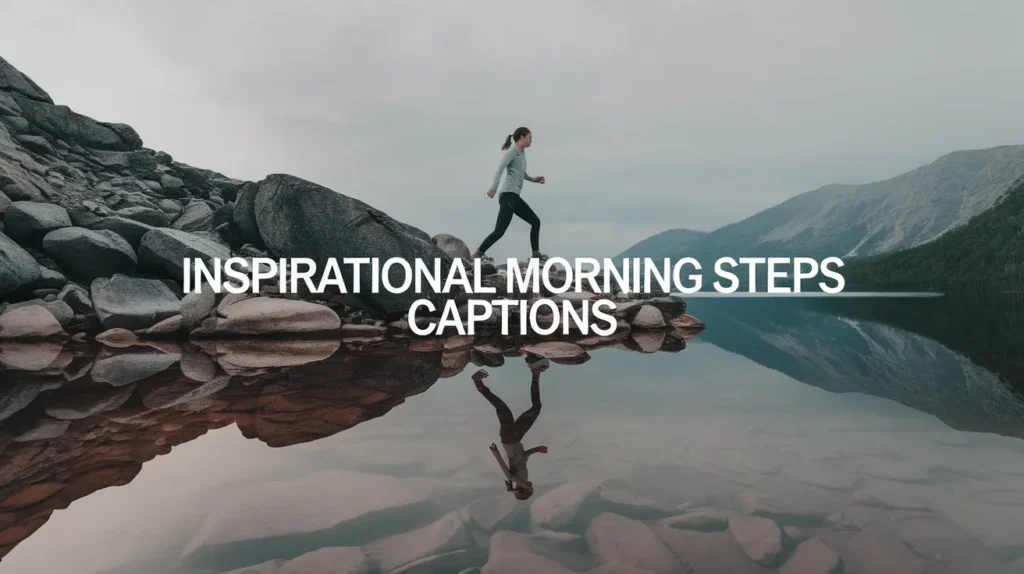 Inspirational Morning Steps Captions