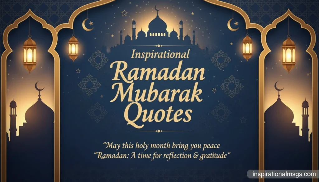 Inspirational Ramadan Mubarak Quotes