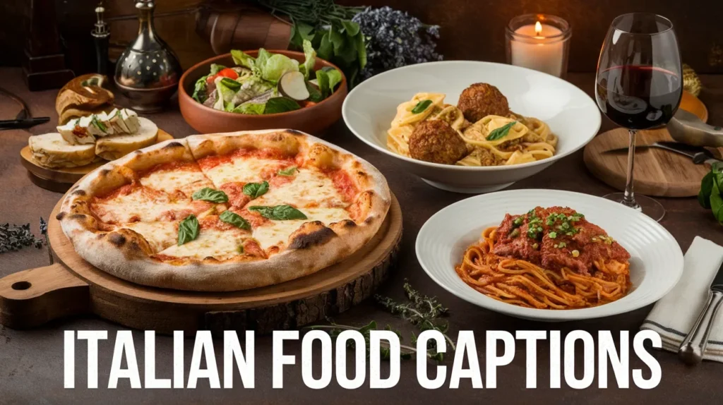Italian Food Captions