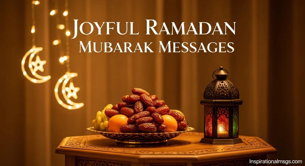 Joyful Ramadan Mubarak Messages