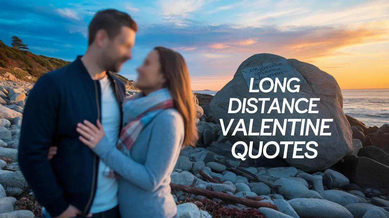 Long Distance Valentine Quotes
