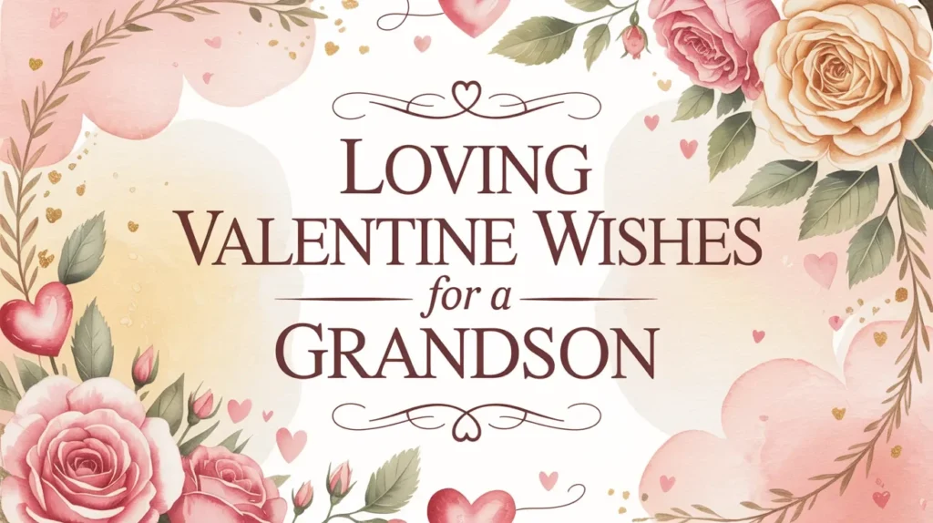 Loving Valentine Wishes for a Grandson
