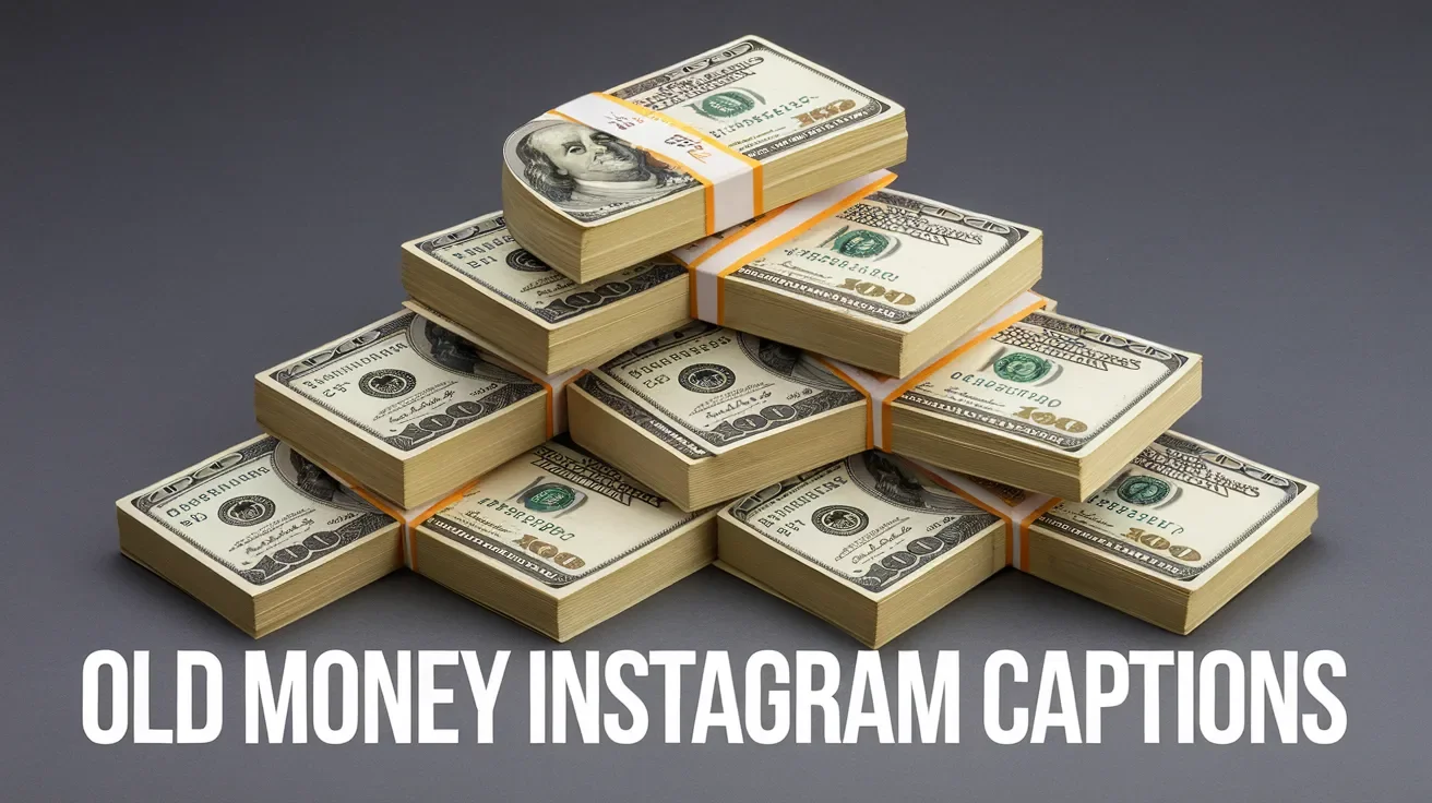 Old Money Instagram Captions