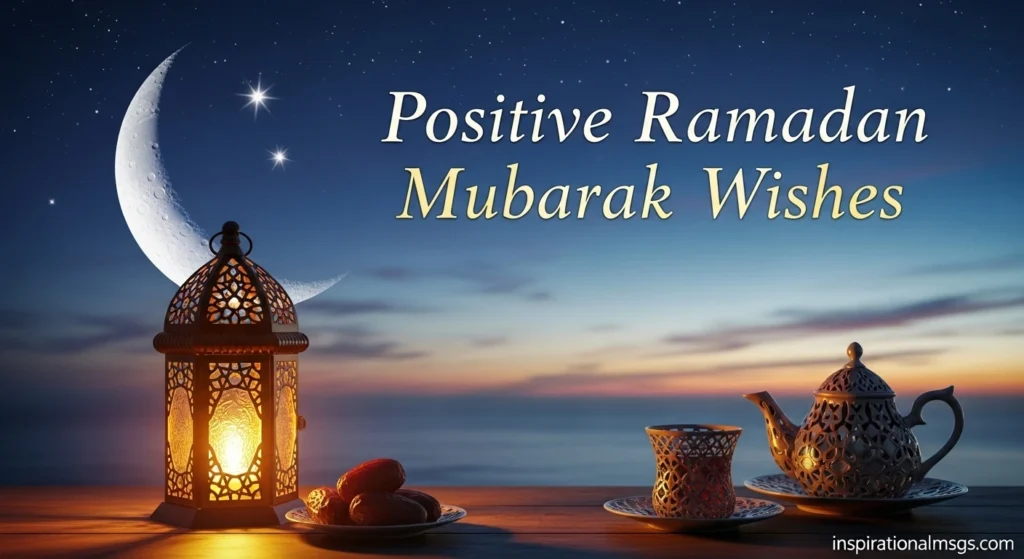 Positive Ramadan Mubarak Wishes