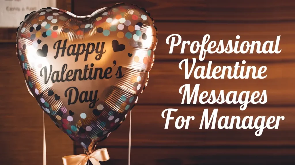 Professional Valentine Messages for Manager