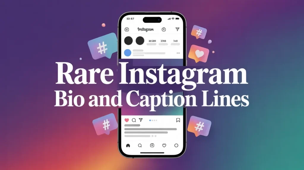 Rare Instagram Bio and Caption Lines