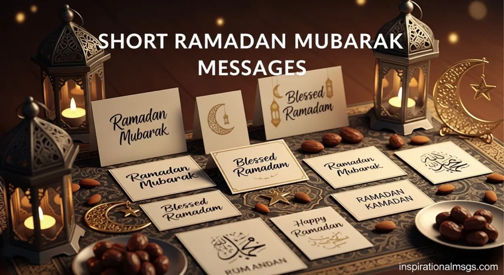 Short Ramadan Mubarak Messages