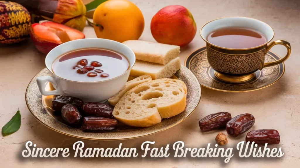 Sincere Ramadan Fast Breaking Wishes