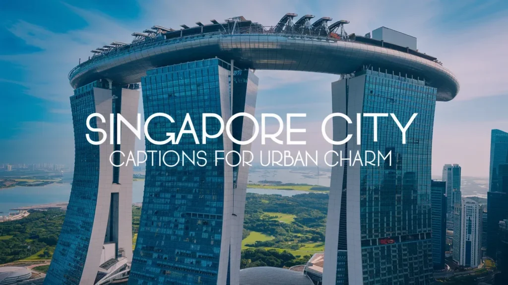 Singapore City Captions for Urban Charm