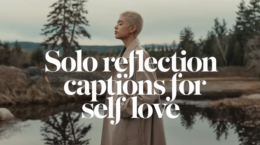 Solo Reflection Captions for Self Love