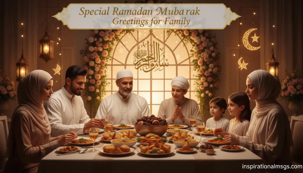 Special Ramadan Mubarak Greetings for Family