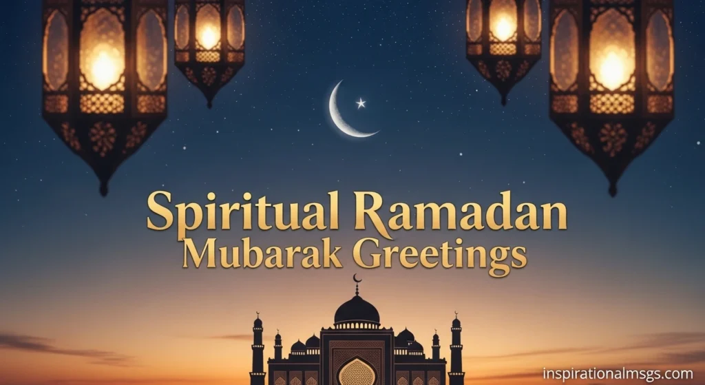 Spiritual Ramadan Mubarak Greetings