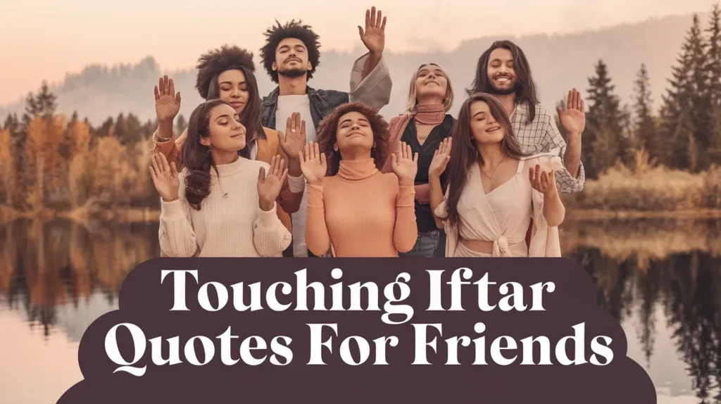 Touching Iftar Quotes for Friends