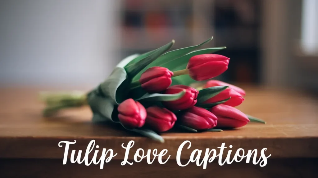 Tulip Love Captions