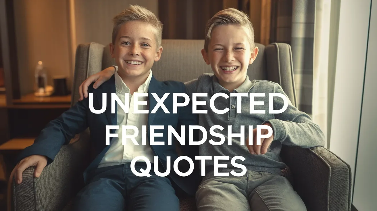 Unexpected Friendship Quotes