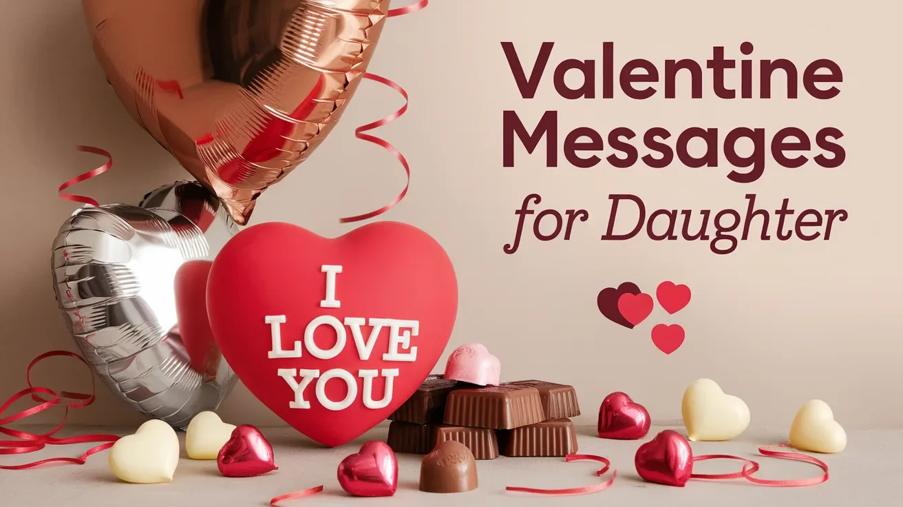 Valentine Messages for Daughter