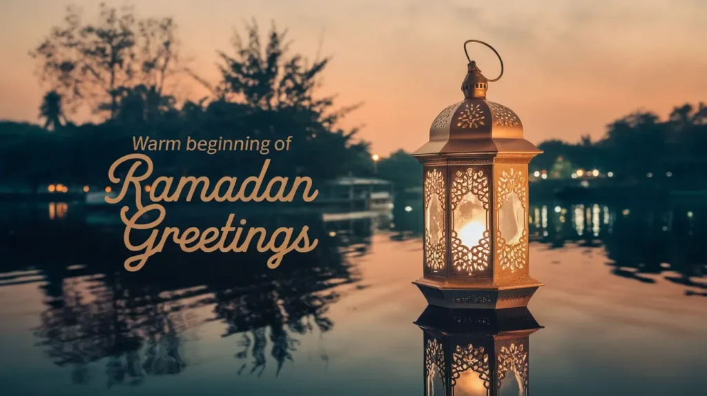 Warm Beginning of Ramadan Greetings