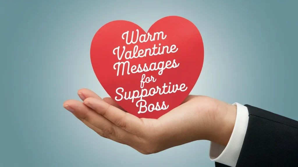 Warm Valentine Messages for Supportive Boss