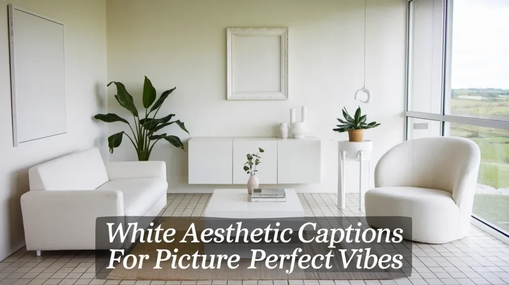 White Aesthetic Captions for Picture-Perfect Vibes