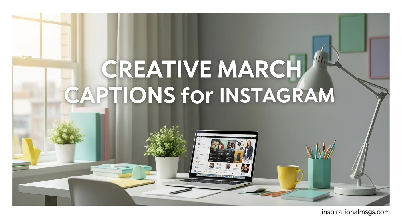 Creative March Captions for Instagram