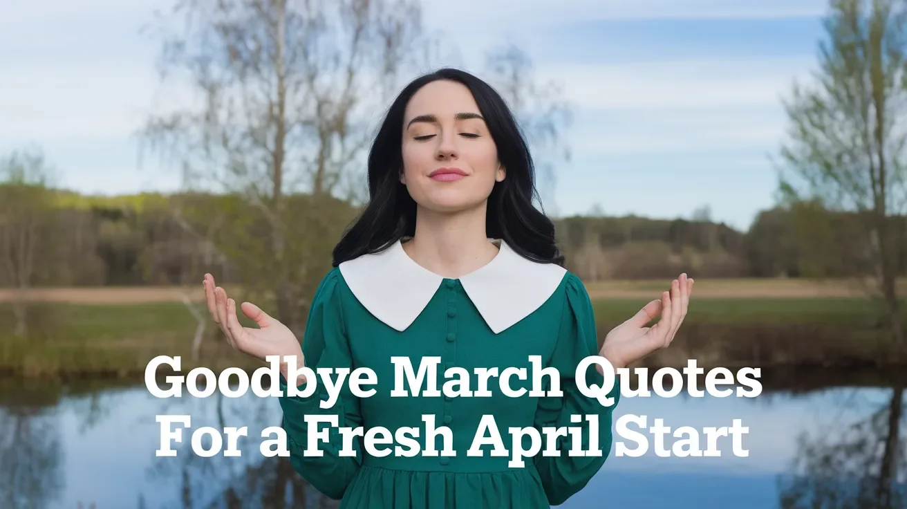 Goodbye March Quotes for a Fresh April Start