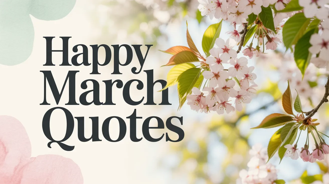 Happy March Quotes