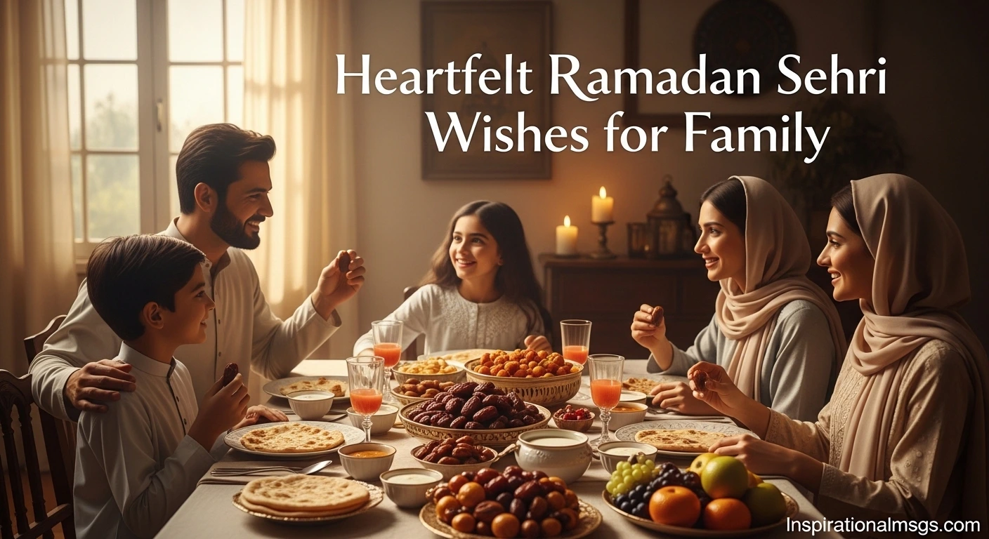 Heartfelt Ramadan Sehri Wishes for Family