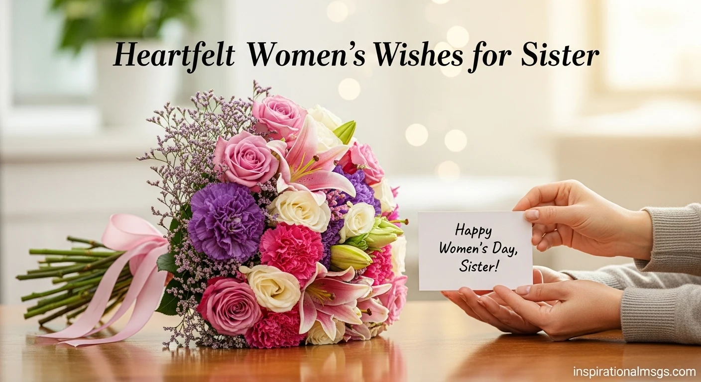 Heartfelt Women’s Day Wishes for Sister