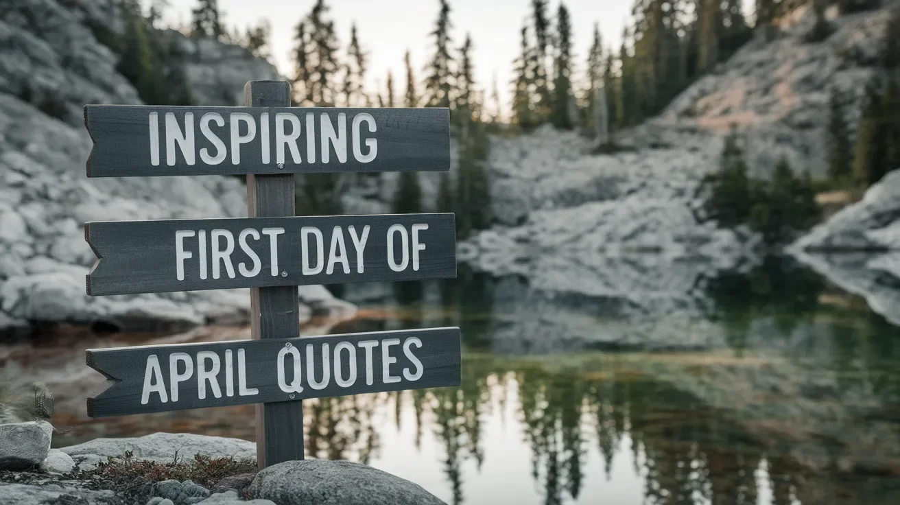 Inspiring First Day of April Quotes