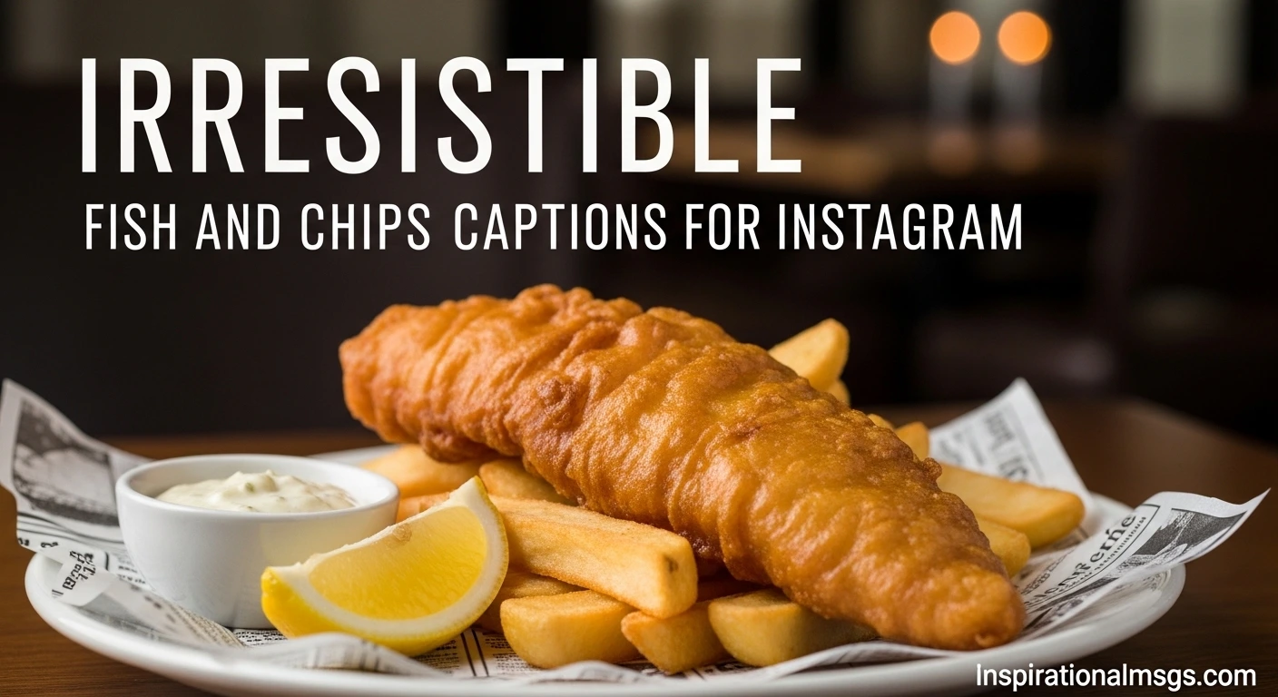Irresistible Fish and Chips Captions for Instagram