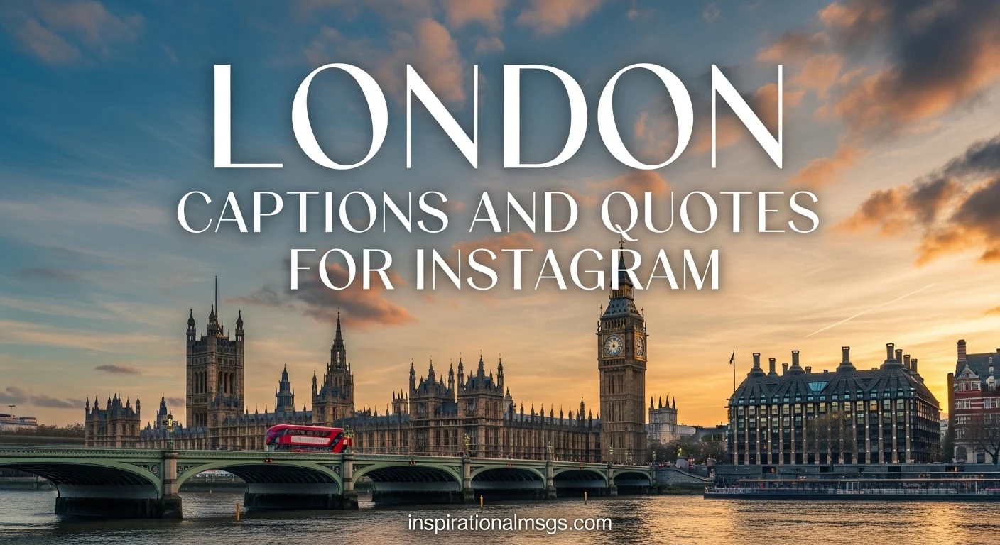 London Captions and Quotes for Instagram