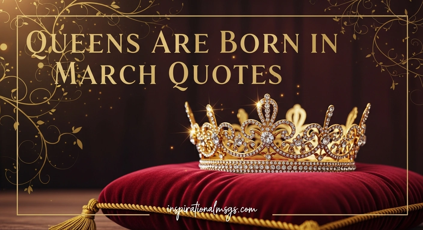 Queens Are Born in March Quotes